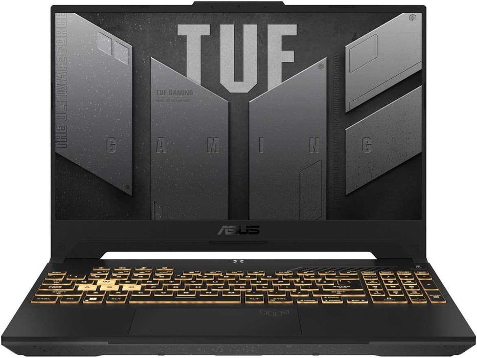 ЧИСТО НОВ Гейминг лаптоп ASUS TUF i5-12500H, 17.3'', 16GB / 512GB SSD