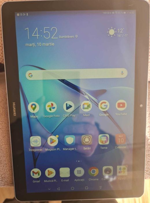 Tableta Huawei model T10 2gb ram 32 gb mem. Int si husa