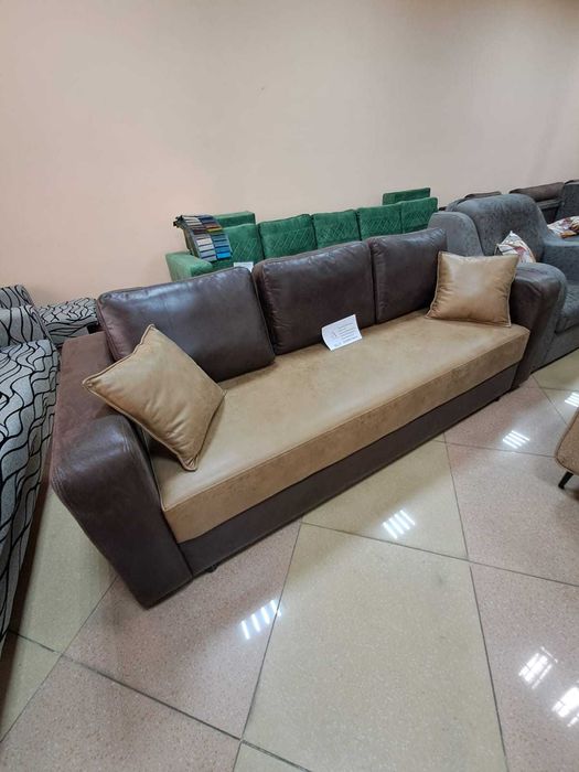 Продам новый диван,ткань под кожу