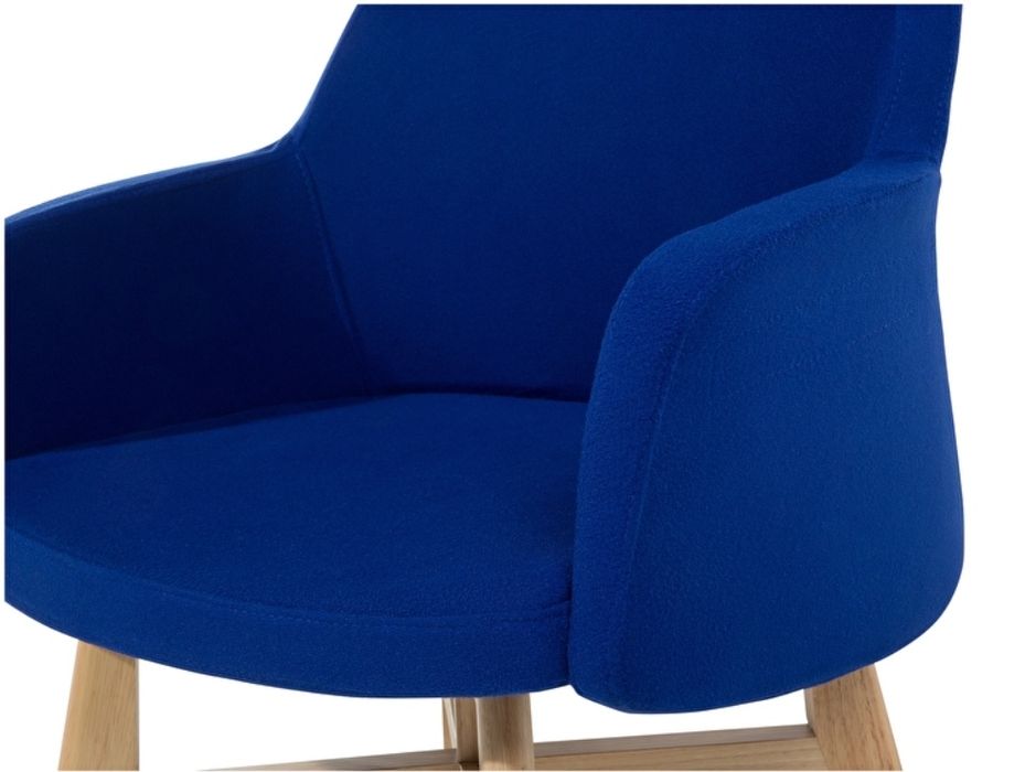 Fotoliu/Scaun tapițat Albastru Inchis