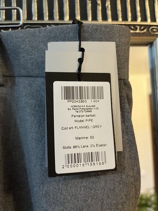 Pantaloni pentru barbati, marimea 60, marca Seroussi, lana