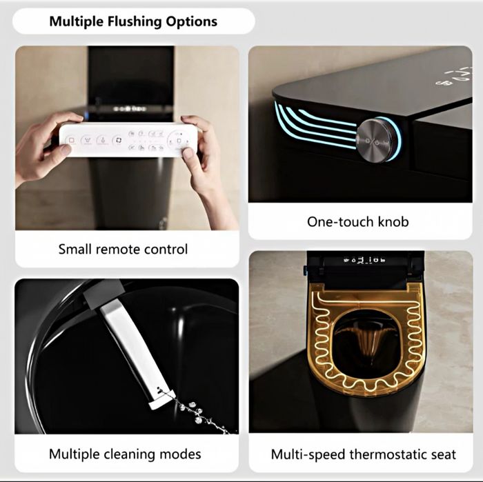 Смарт-унитаз с биде и подогревом | Автосмыв | Премиум качество