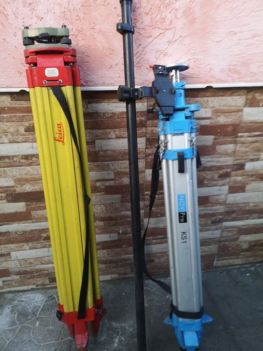 Leica Геодизични Инструменти Триноги за Оптичен Нивелир Щок  Gnss Прие