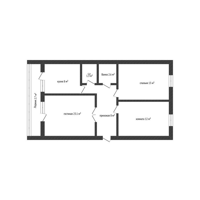 Продажа 3-комнатной квартиры васильковка