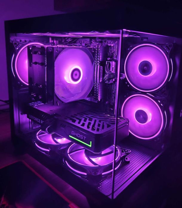 NOU-UNITATE PC Sistem GAMING,AMD Ryzen5 3600,16gbDDR4,RTX 5060,m.2 1TB