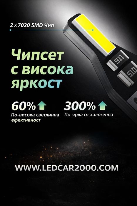 Лед крушки LED T10  W5W (12v.)