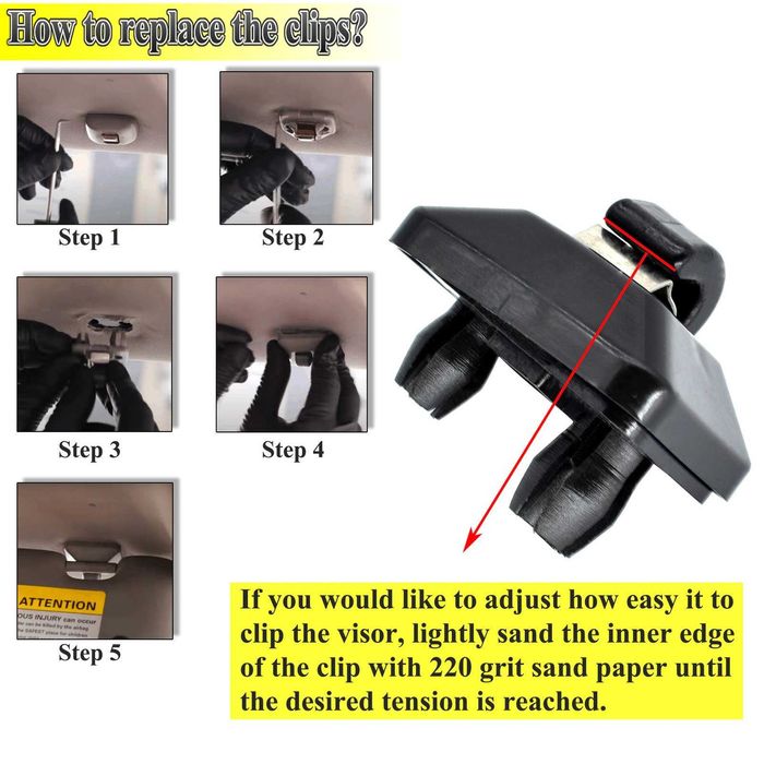 Щипка за сенник за Audi