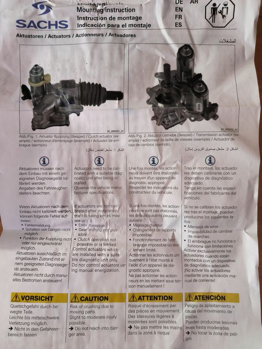 Робот за скорости Sachs за Ивеко 2,3 гр. Горна Оряховица • OLX.bg