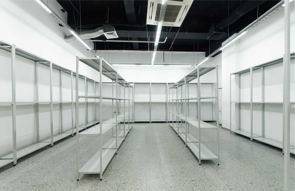 Polkaly stellaj, arxiv tokchasi Акция, метал архивный стеллаж