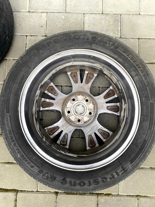 Jante Mazda R18 + Anvelope Firestone M+S – 2 buc., originale, uzate