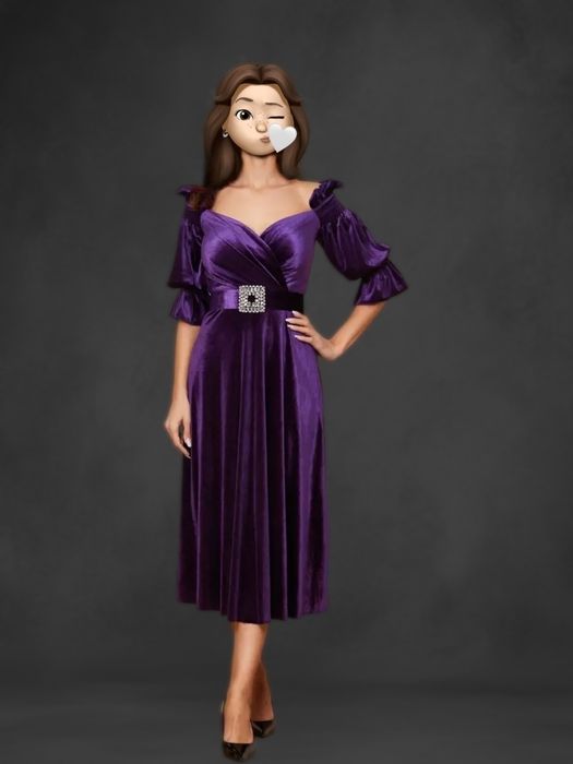 Rochie superba catifea