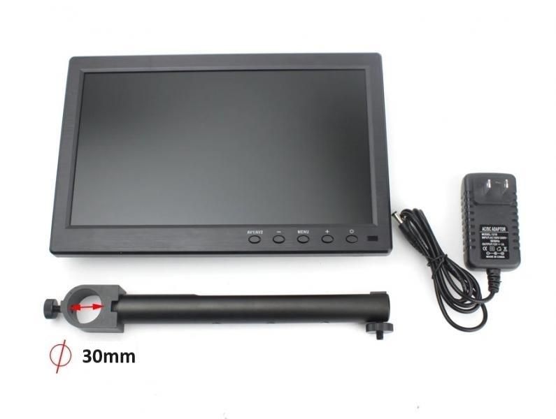 монитор за микроскоп 10\  1024x600  vga hdmi + стойка  модел 1