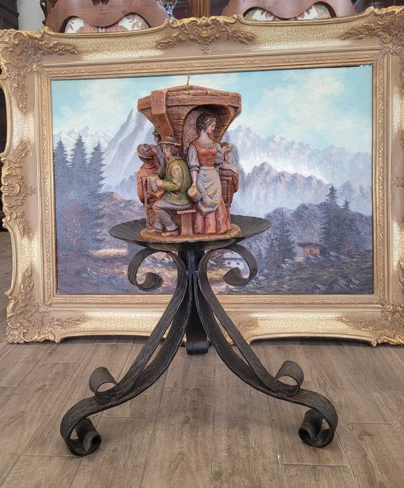 Lumânare sculptată manual