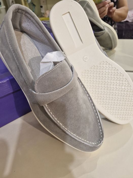 Замшевые макасы новые
