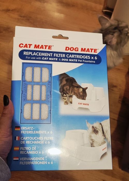 Dog Mate Cat mate filtru fantana cu apa 6buc