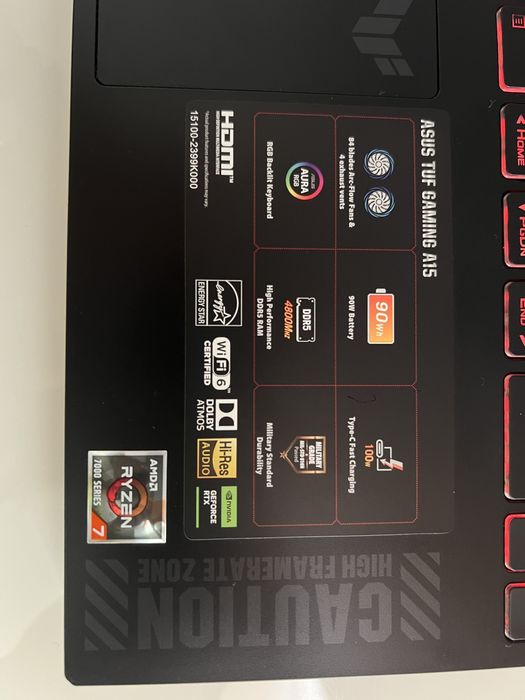 Laptop Asus Tuf a15