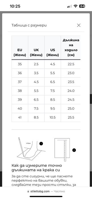 Прозрачни обувки  от stiletto