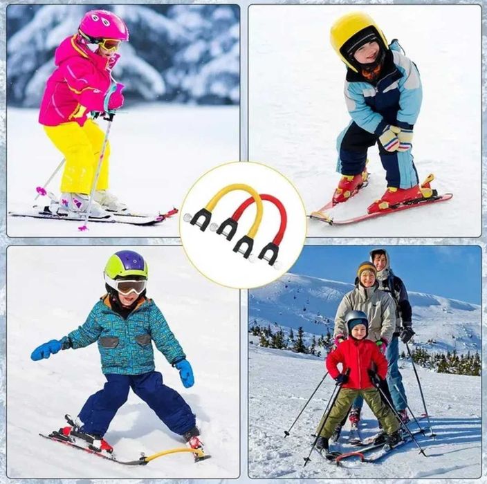 Conectori elastic ski incepatori Edgie Wedgie și Cofix rep manuala