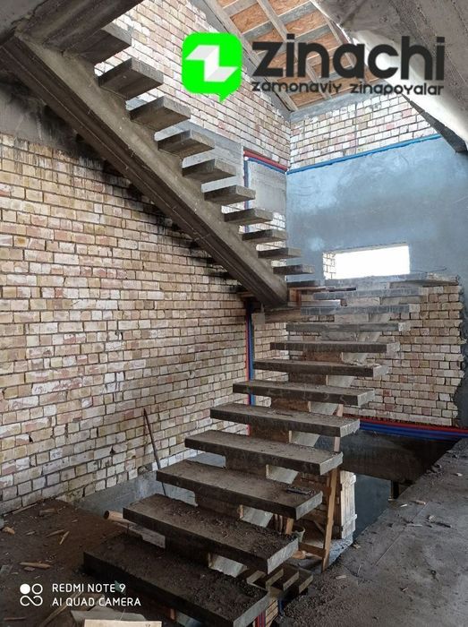 Бетон зина (Лестница) киламиз. Хизматлар кафолатланган.