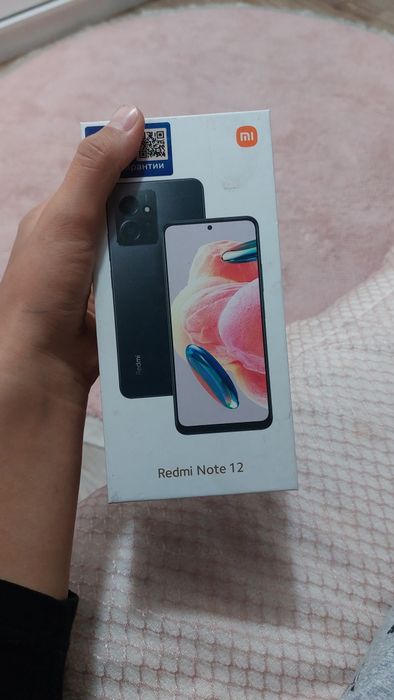 Redmi Note 12 6GB qora rangidam