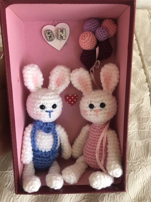 Амигруми бебета плетени играчки