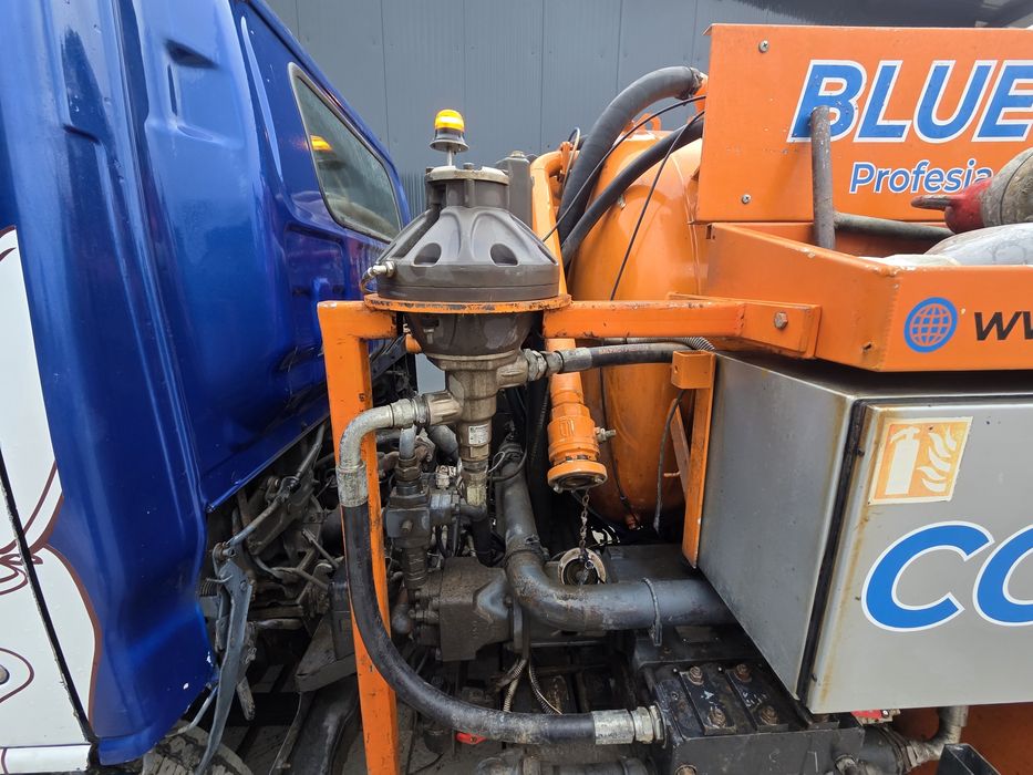 Isuzu NQR hidrocuratitor combinat-vidanja-vitanja-desfundator