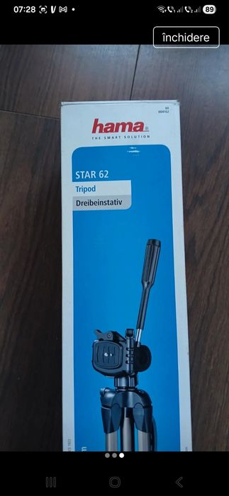 Hama trepied star pro 62, nou, nefolosit, in cutia originală.