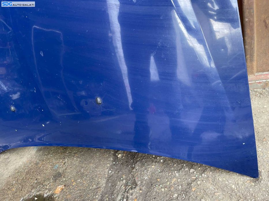 Capota Motor cu Inceput de Rugina Dacia Logan 1 2004 - 2008 Culoare Albastru [L0548]