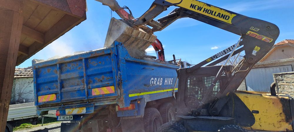 Услуги с мини багер и бобкат(самосвал)