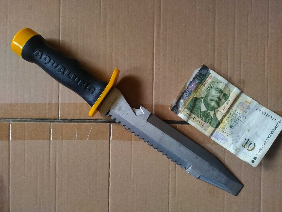 Голям професионален водолазен нож