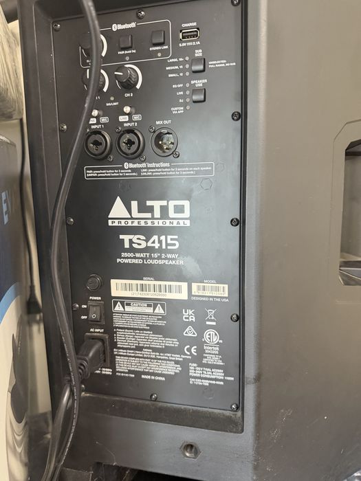 Alto professional  ts415 активни bluetooth колони 2броя Перфектни!