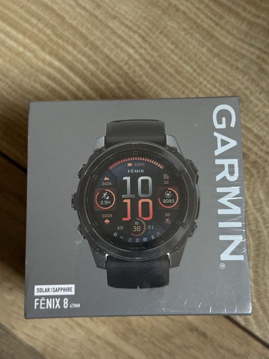 Garmin Fēnix 8. Solar Sapphire 47 мм