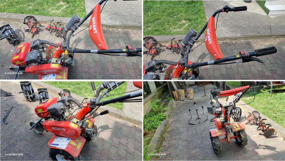 Vand motocultivator Rotakt ROG80, 7CP, 3 viteze