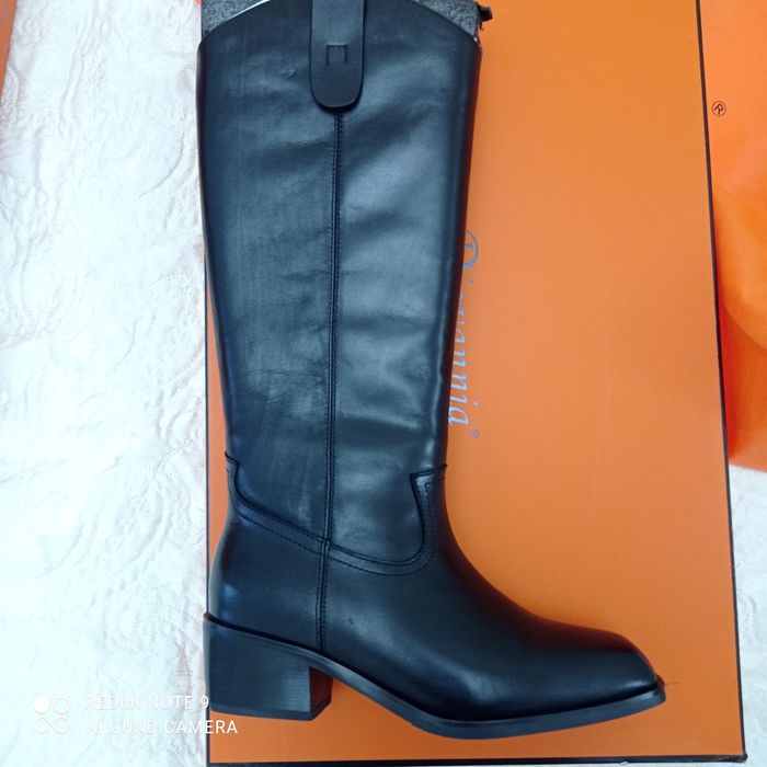 Кожанные сапоги Джованни