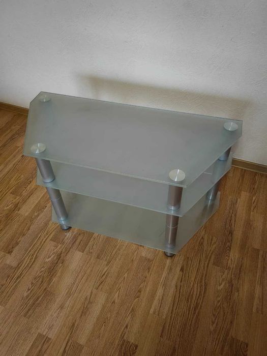 Журнальный столик, стеклянный