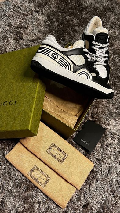 Gucci Basket Low-Top Sneakers