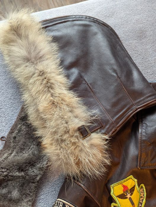 Авиаторско яке от естествена кожа