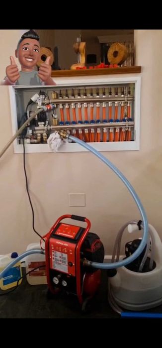 Aerisire /Echilibrare/Spalare instalatii incalzire in pardosela