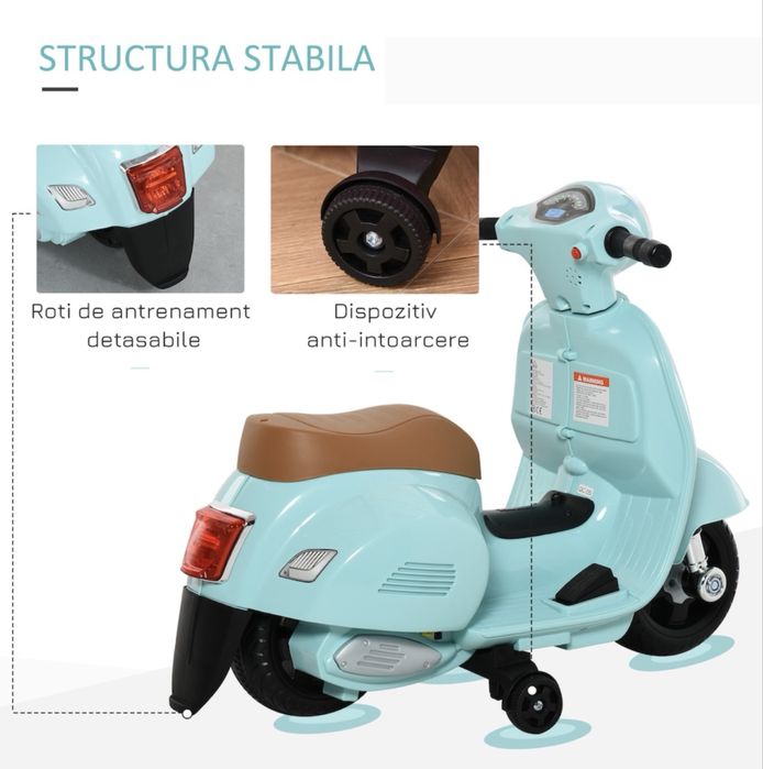 Scuter electric pentru copii, ca nou, in garanție.