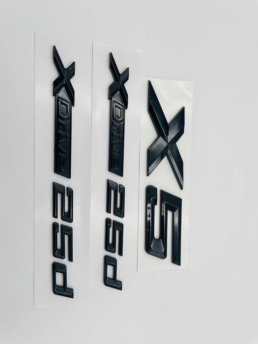 Set embleme compatibile BMW X5 x-drive 25d negru
