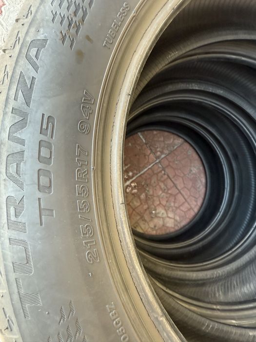 215/55р17 бриджстон лето