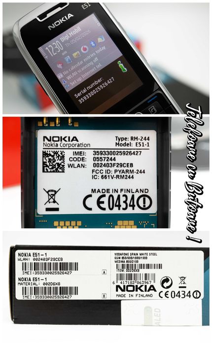 Nokia E51 - Nefolosit - (nu Nokia 6310i Nokia 6700 Nokia 8800 )