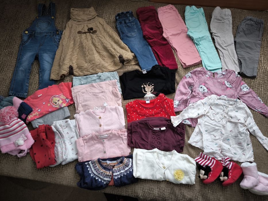 Лот есенно-зимни дрешки Gap, Zara, Mayoral и др. Размер 80-86
