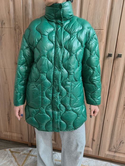 Стёганая куртка Mango оверсайз