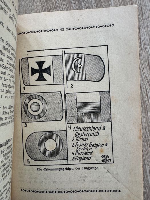 Set 2 reviste/broșuri istorice Germane Primul Război Mondial 1914-1916