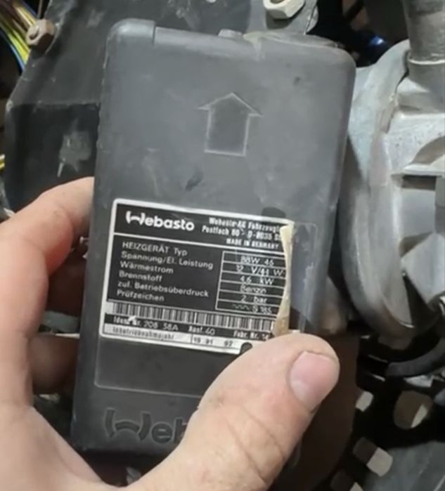 Вебасто е53, подогрев двигателя ОЖ