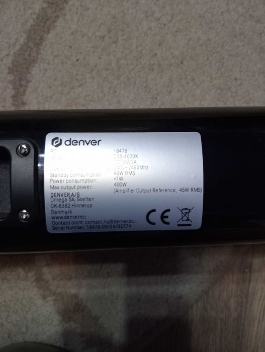 Boxa pt televizor denver 400w