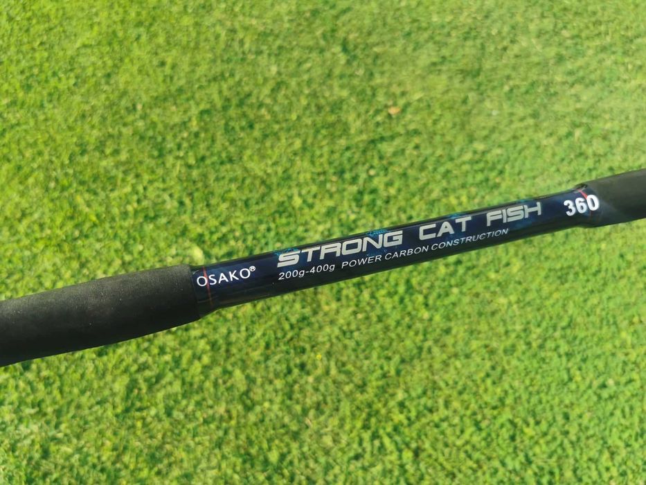 Карбонов телескоп с акция до 400гр /3.6 и 3.9мт/Osako Strong Cat Fish