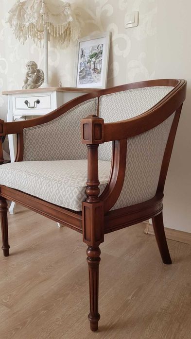 Двойка антикварни клубни кресла от 30-те години на миналия век