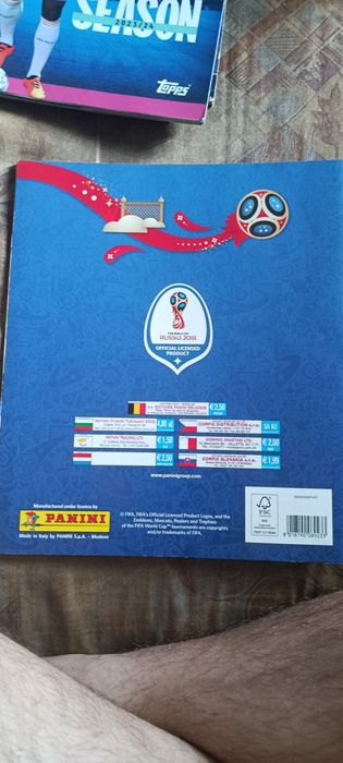 Продавам албуми на Topps и Panini